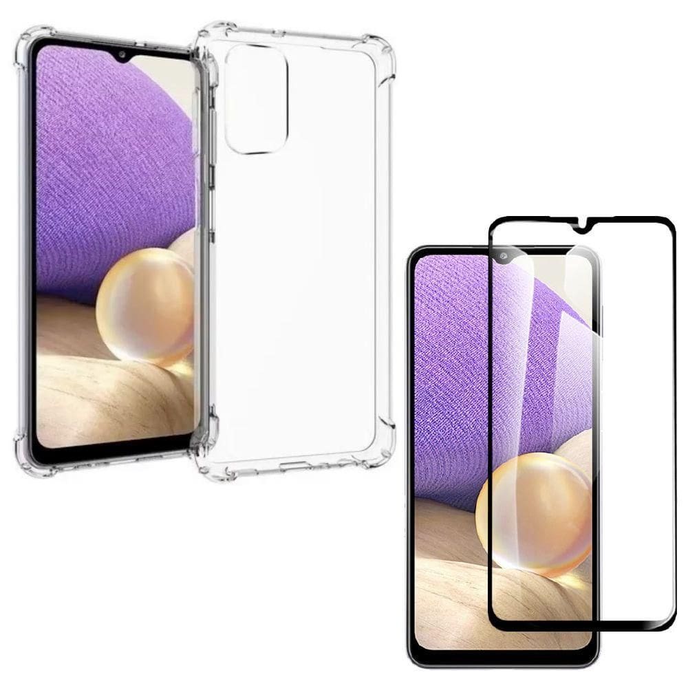 Capa Capinha Samsung A32 5G + Película De Vidro 3D Blindada
