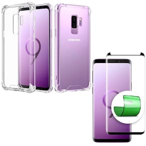 Capa Capinha + Película 9D Cerâmica Samsung S9 Plus