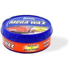 Cera Cristalizadora Automotiva Mega Wax 100G Pérola