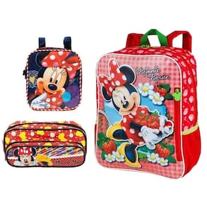 Kit Escolar Mochila De Costas + Lancheira Térmica + Estojo