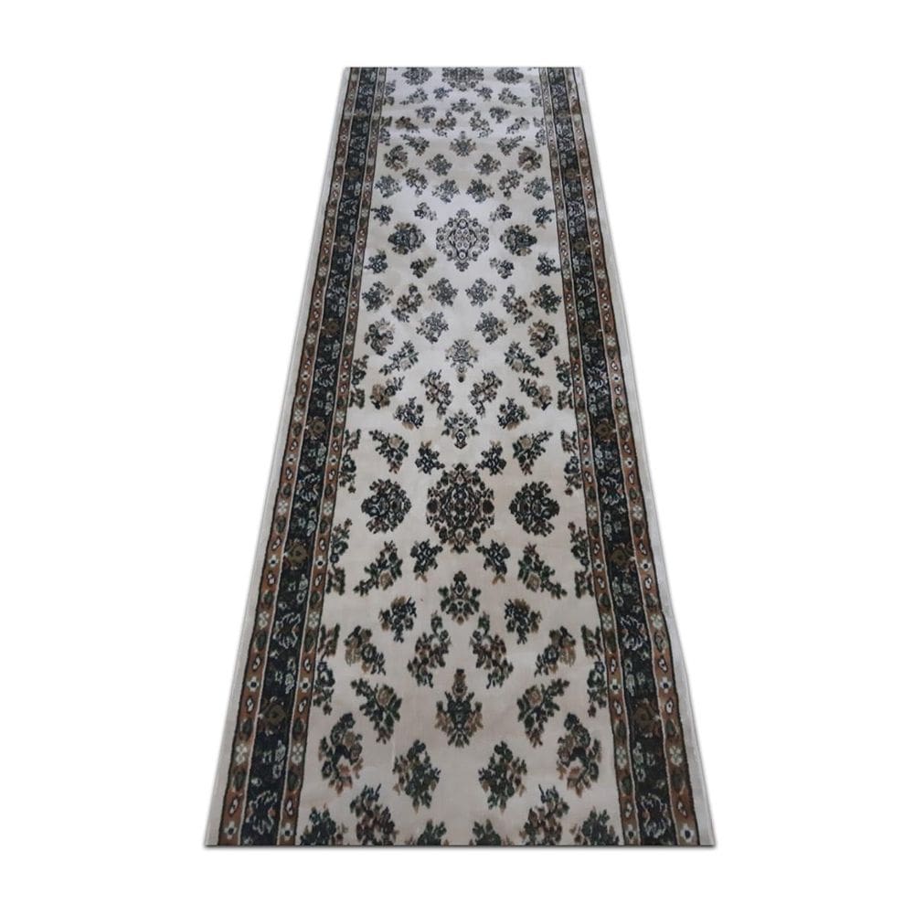 Passadeira 3M Belga Aveludado 60X300Cm Floral Bege
