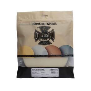 Boina de Espuma Corte Agressivo 6" Branca Dimension