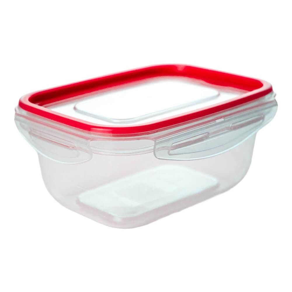 Pote Hermético de Plástico com Travas Retangular 1L - Tritec