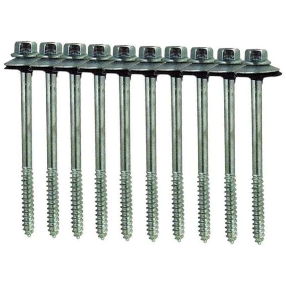 Kit 10 Parafuso Para Telha Com Arruelas 5/16``X110 Mm