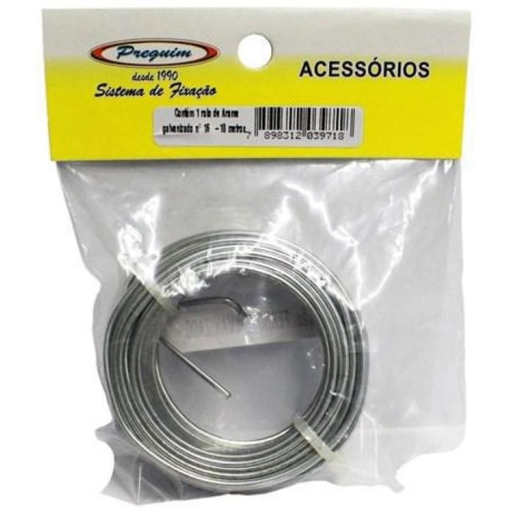 Arame Galvanizado Preguim N16 10M