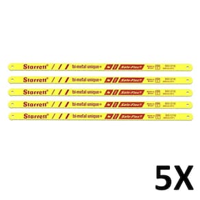 Kit 5 Serrinha Starrett Para Arco Metais Aço Pvc 18 Dentes