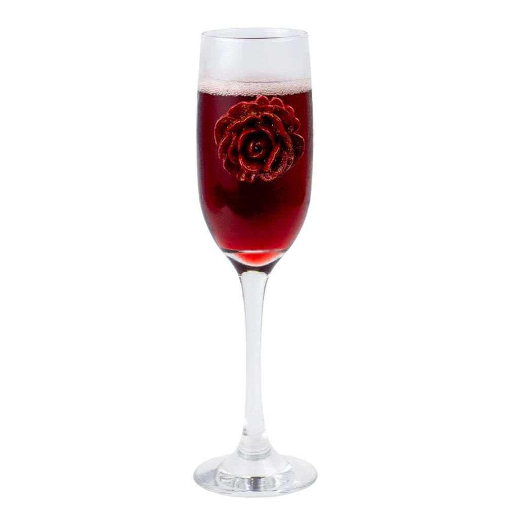 Taça Pomba Gira Rosa Vm Champagne Cristal Imperatriz 190ml