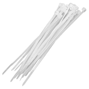 Abracadeira Nylon Frontec Branca 7,60Mmx500Mm Com 10 Pecas