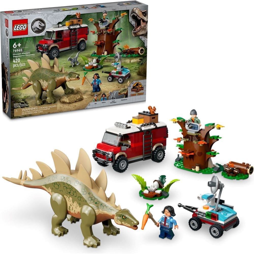 76965 - LEGO® Jurassic World - Missões de Dinossauros: Descoberta do Estegossaur