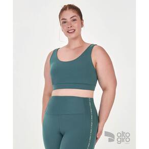 Top Elastico Plus Alto Giro Verde Urbano