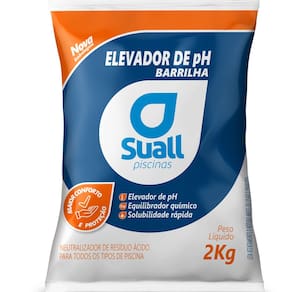 Elevador de pH Barrilha Tradicional 2kg Suall Piscina