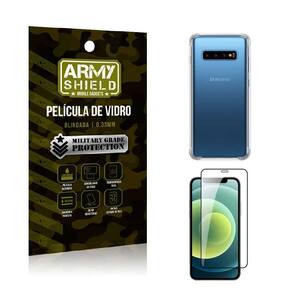 Capinha Samsung S10 Plus Anti Shock + Película De Vidro 3D