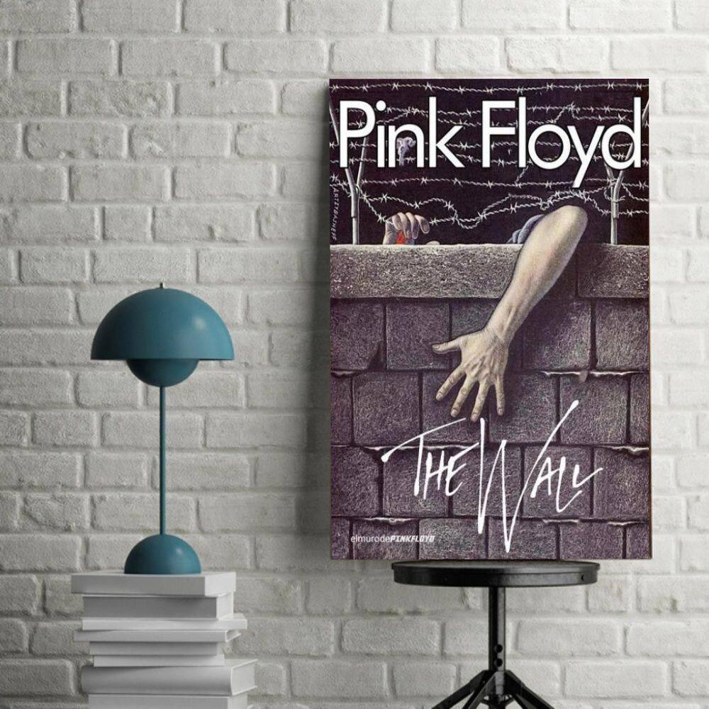 Placa Decorativa Poster Banda Pink Floyd The Wall 20X30Cm