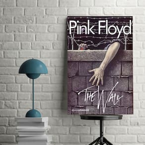 Placa Decorativa Poster Banda Pink Floyd The Wall 20X30Cm