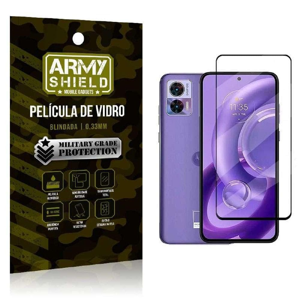 Película De Vidro 3D Motorola Edge 30 Neo - Armyshield