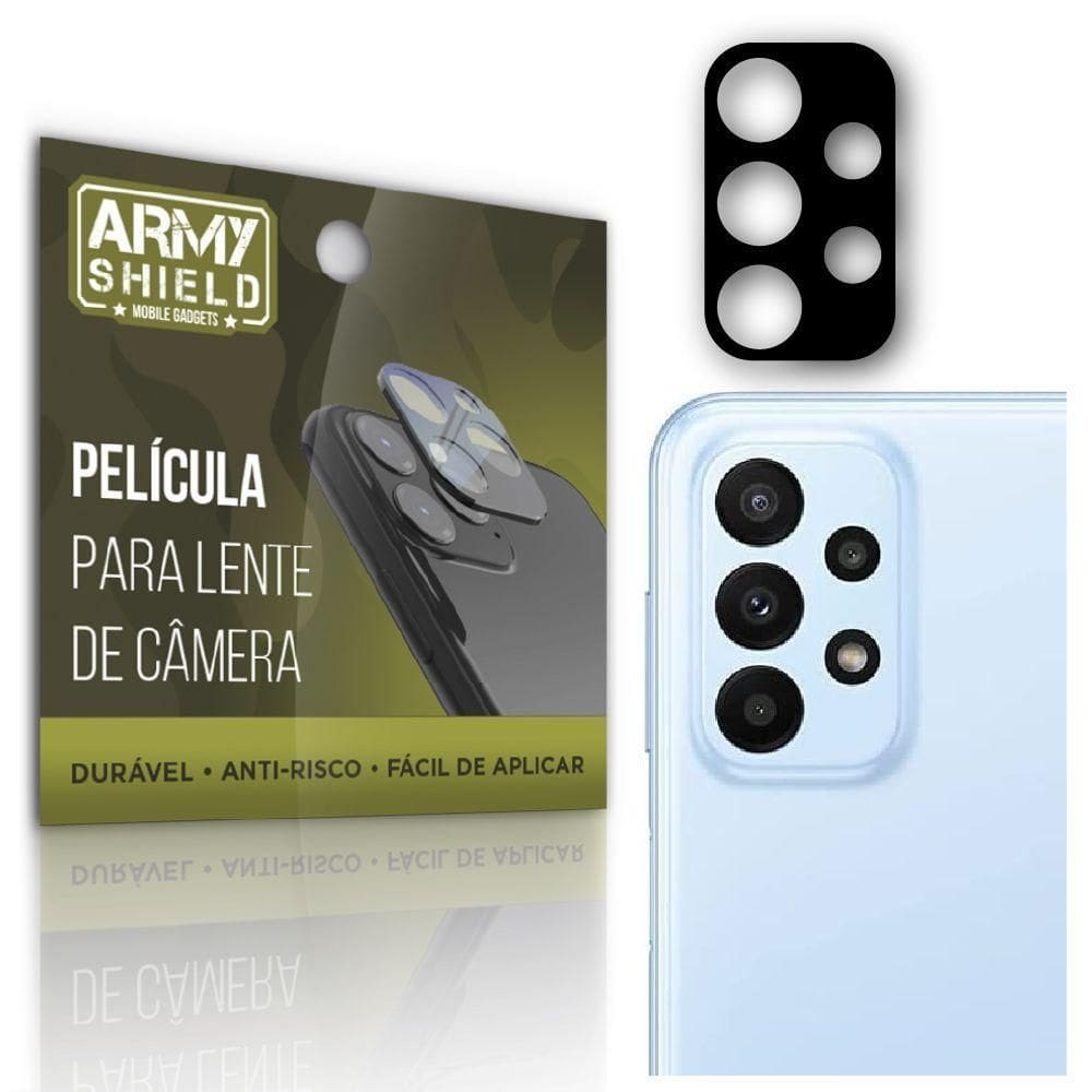 Película De Câmera Samsung A23 4G Anti Risco Armyshield