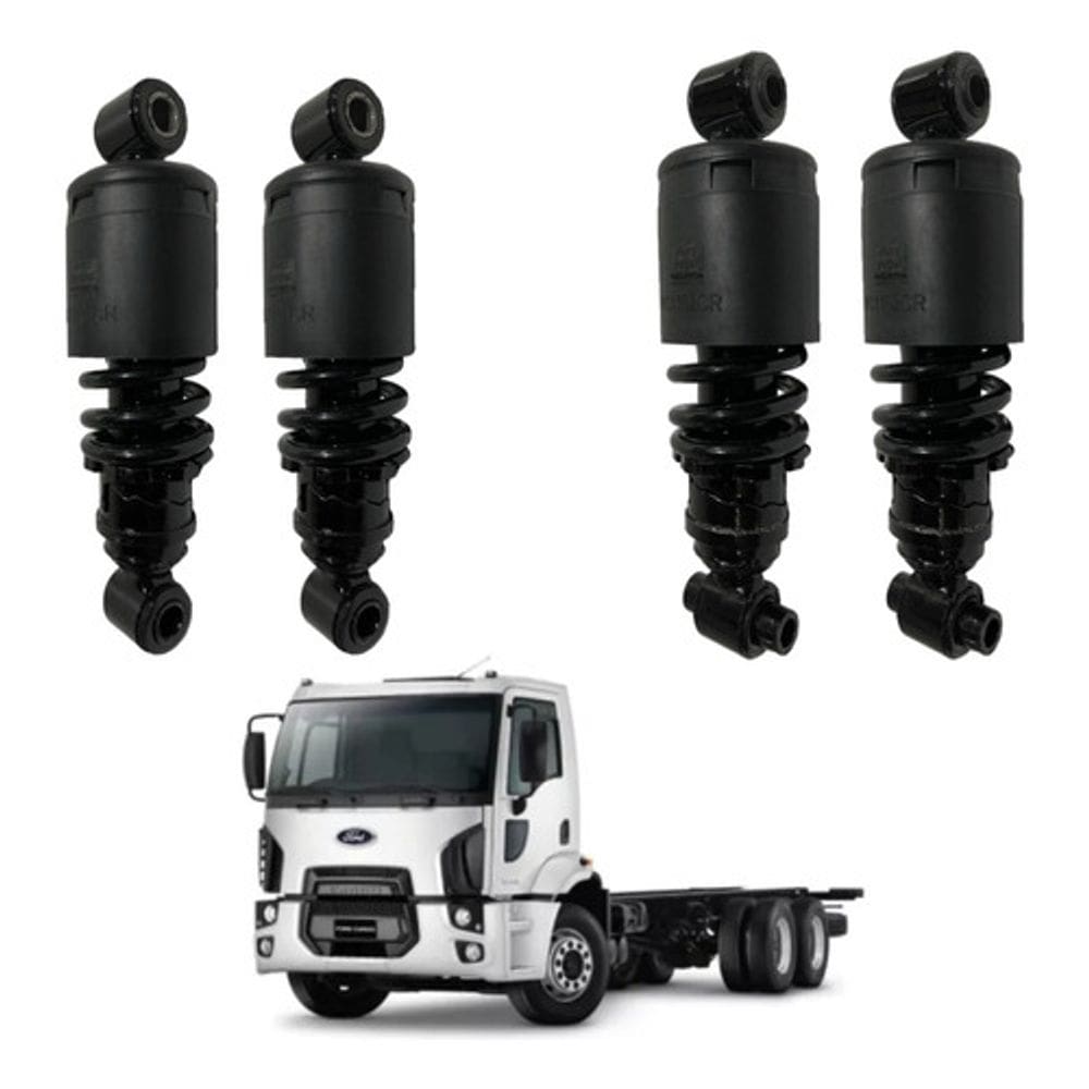 Kit Amortecedor Cabine Novo Ford Cargo 2629 2632 2842 4pçs