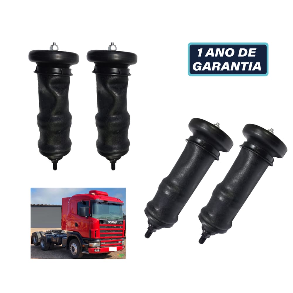 Kit de Amortecedor Pneumático Scania Serie 4 Cabine R
