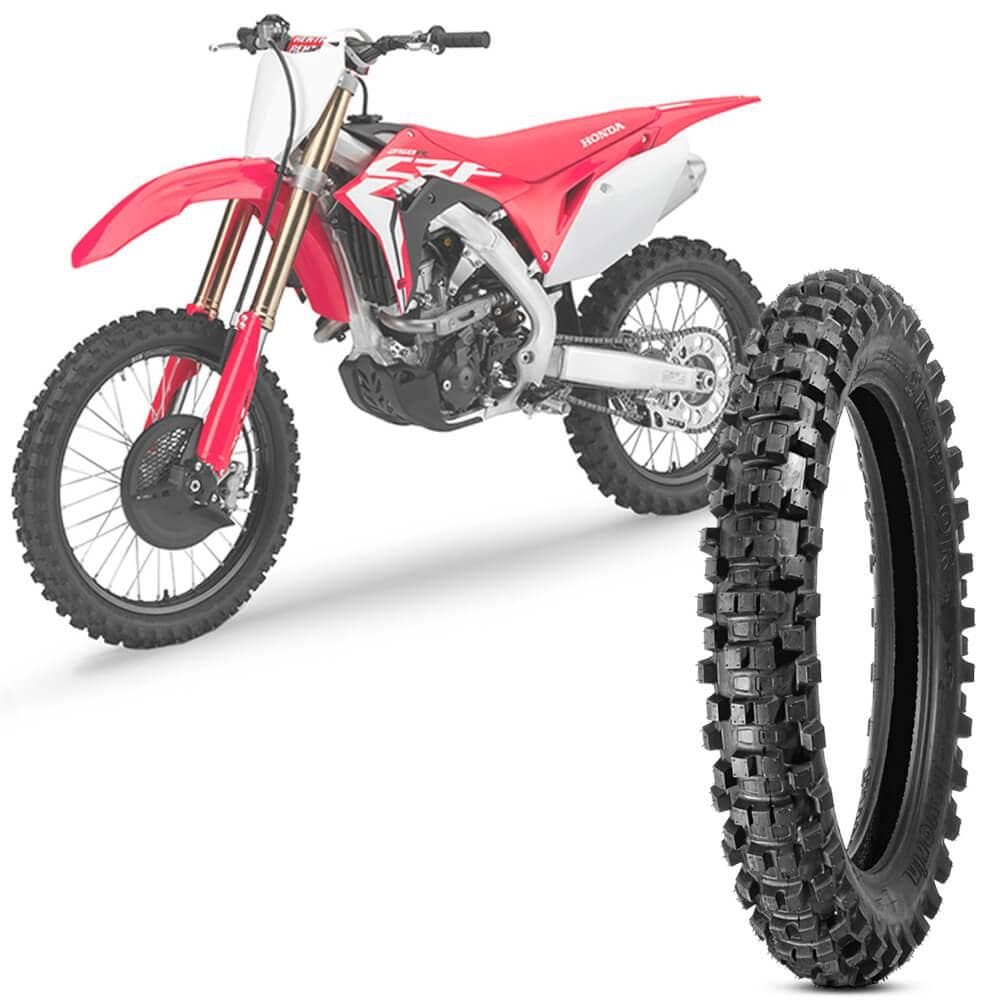 Pneu Moto Crf Aro 19 110/90-19 Msc Nhs Traseiro Raptor