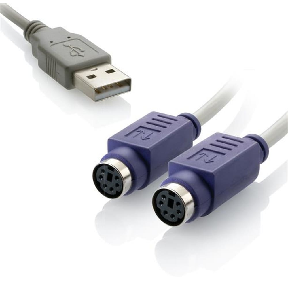 Cabo Conversor USB - PS2 Multilaser