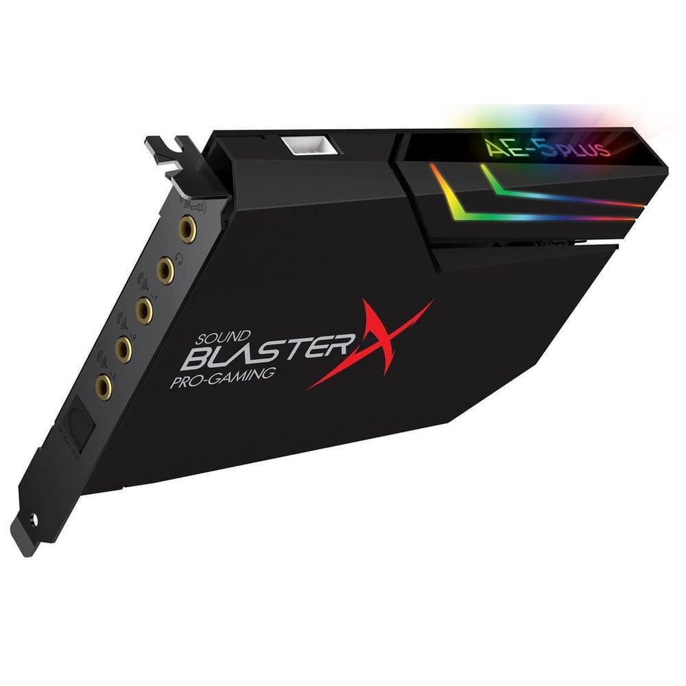 Placa De Som Pci-E - Sound Blaster X Ae-5 Plus- Rgb - 70Sb1