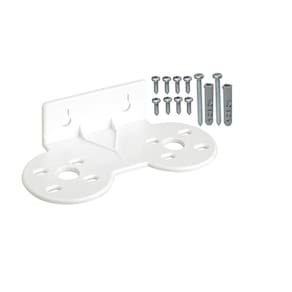 Suporte Plástico Duplo Para Filtros 10X2,5 Com Kit Parafusos