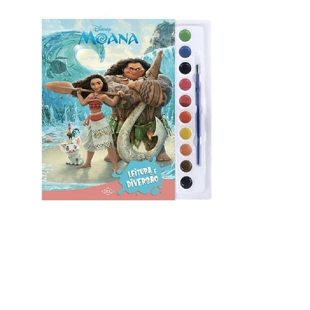 Livro De Pintura Aquarela Moana D2505 - Dcl