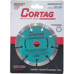 Disco Diamantado Cortag Segmentado ECO 110x20mm