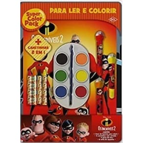 Livro Disney - Super Color Pack - Os Incriveis 2