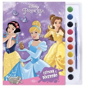 Livro De Pintura Aquarela Princesas D2502 - Dcl