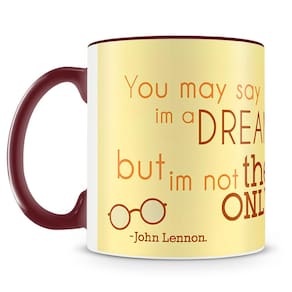 Caneca Personalizada The Beatles Jhon Lennon Imagine
