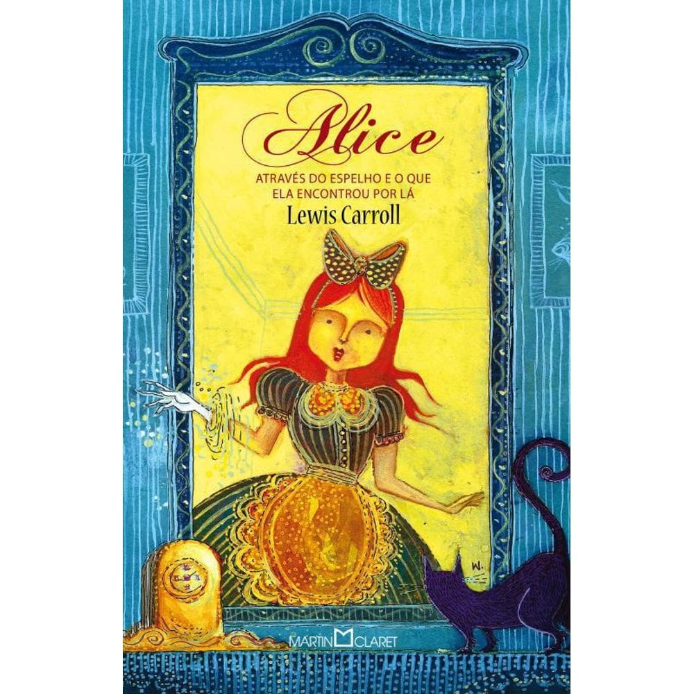 Livro Alice Atraves Do Espelho - 04 Ed