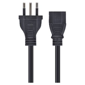 Cabo De Força Tripolar Para Fonte 3X0,75 Mm 250V 2 Metros -