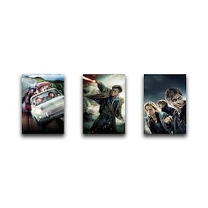 Kit 3 Placas Decorativas Harry Potter Personagens Mdf