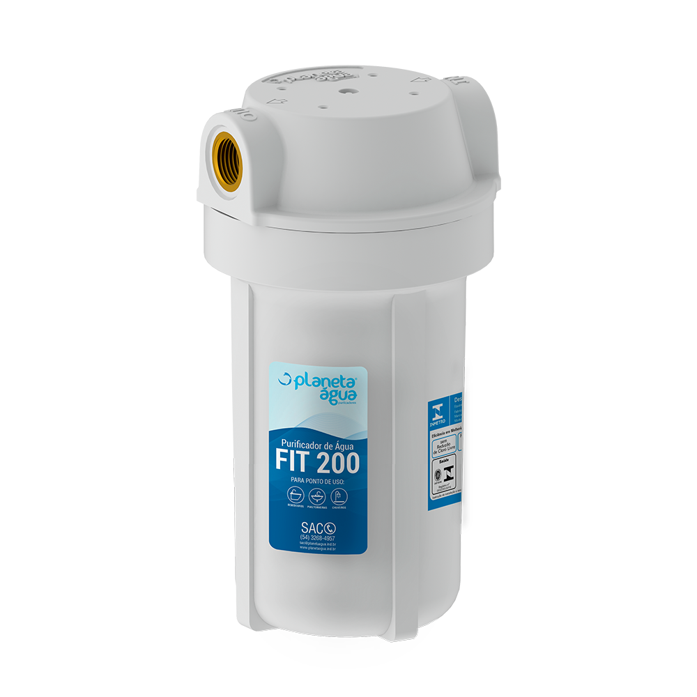 Purificador FIT 200 7 pol branco r 1/2