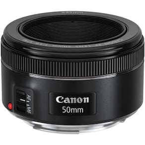 Lente Canon Ef 50mm F/1.8 Stm Com Motor De Auto-Foco