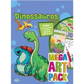 Livro Mega Art Pack - Dinossauros
