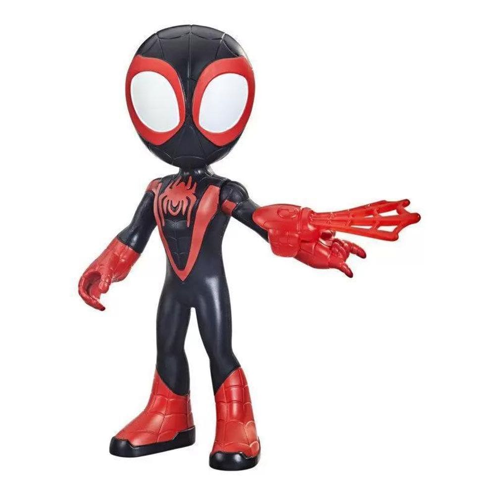 Boneco Homem Aranha Miles Morales Supersized - Hasbro 23cm