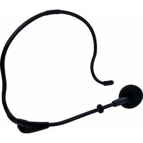 Microfone Com Fio Headset Auricular P2/P10 Preto Hm20 Yoga