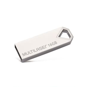 Pendrive De 16 Gb Metálico Fácil De Usar Multilaser Pd850
