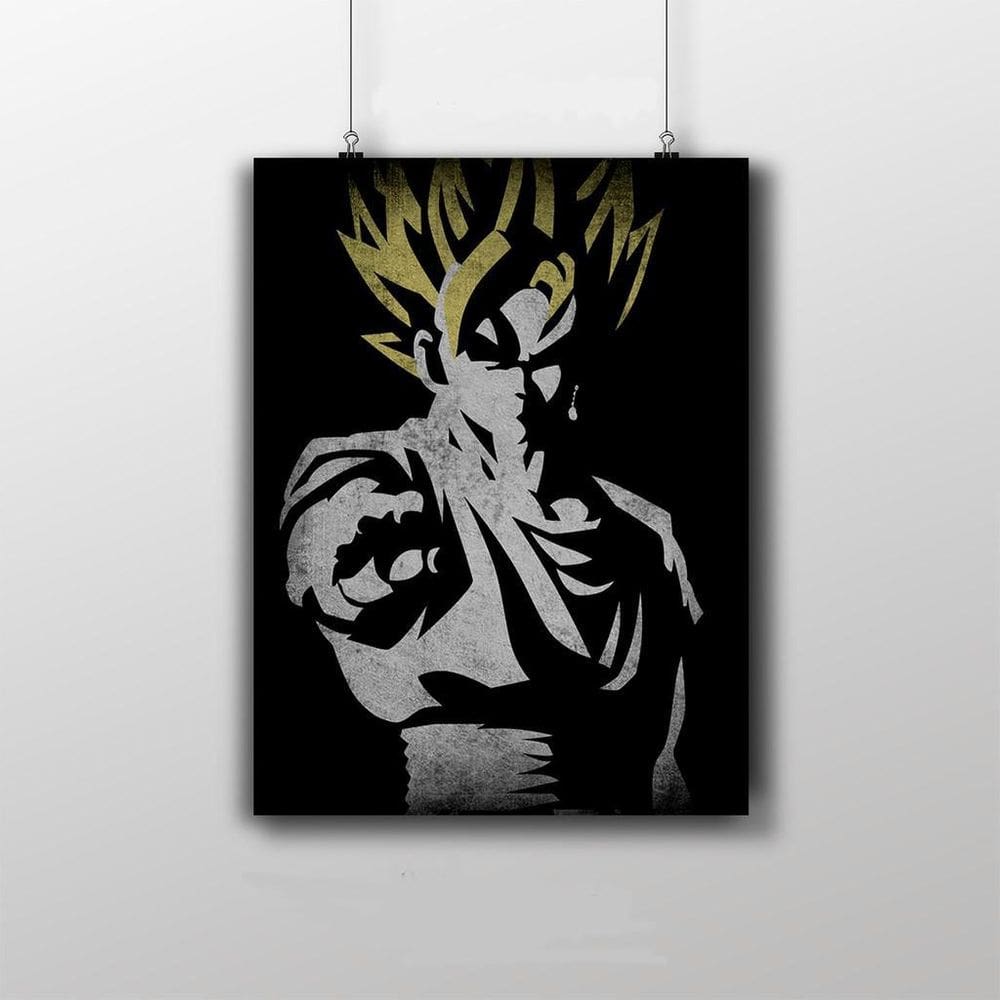 Placa Decorativa Super Saiyajin Goku - Dragon Ball Anime