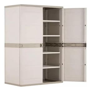 Armario Plástico Organizador Multiuso Prateleira 176x70x44cm