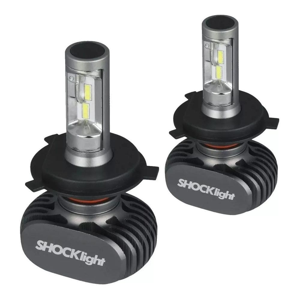Kit Lâmpada Ultra Led Titanium Shocklight H4 5000 Lumens