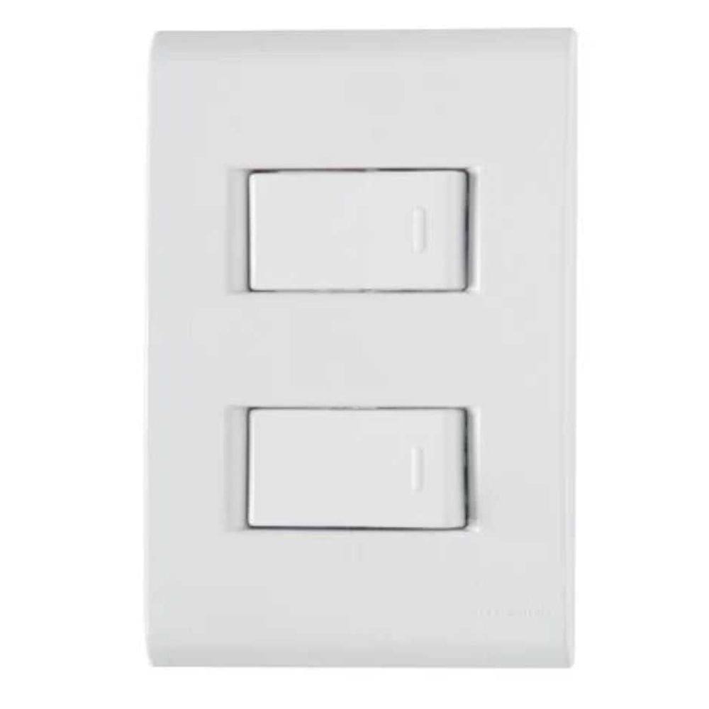 Conjunto 1 Interruptor Simples - Liz Branca - Tramontina