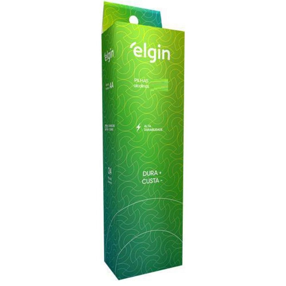 Tubo Com 24 Pilhas Alcalinas Aaa Elgin