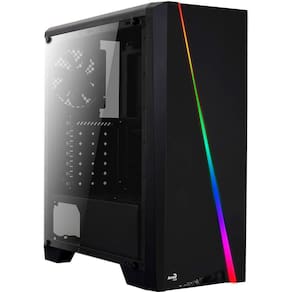 Gabinete Gamer Aerocool Cylon Led Rgb Atx Fan Lateral