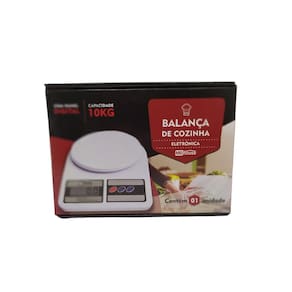 Balança De Cozinha Eletrônica 10Kg Digital Mb54337 Mbtech