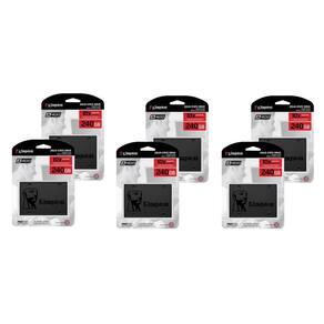 Kit - 6 Ssd Kingston 240Gb De 2.5 Sata3 - Sa400S37/240G