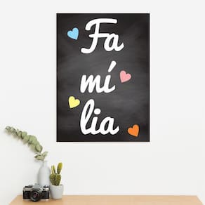 Placa Decorativa Família 20X30Cm