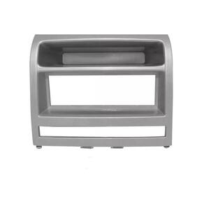 Moldura 1 Din Prata p/ Fiat - DVD e MP3
